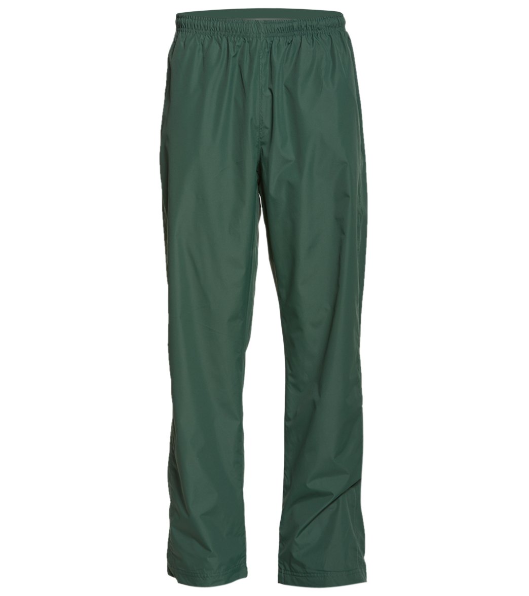 Women's Warm Up Pants - Forest Green Large Polyester - Swimoutlet.com