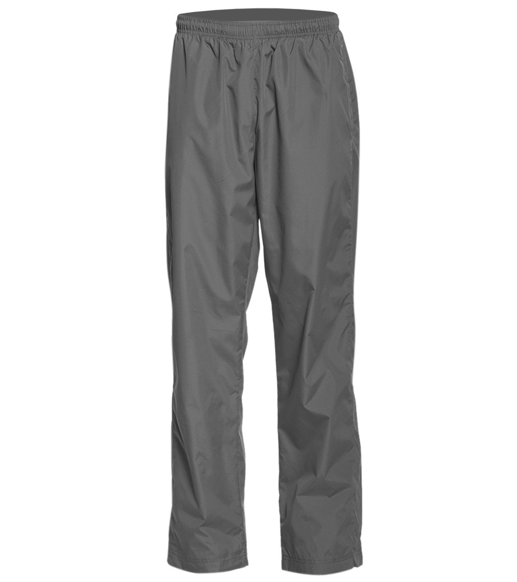 Women's Warm Up Pants - Graphite Grey Large Polyester - Swimoutlet.com