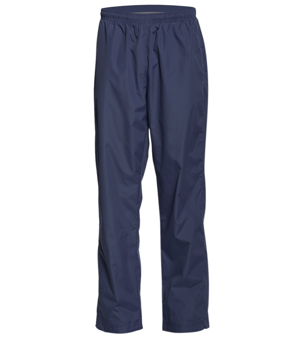 Women's Warm Up Pants - True Navy Medium Polyester - Swimoutlet.com