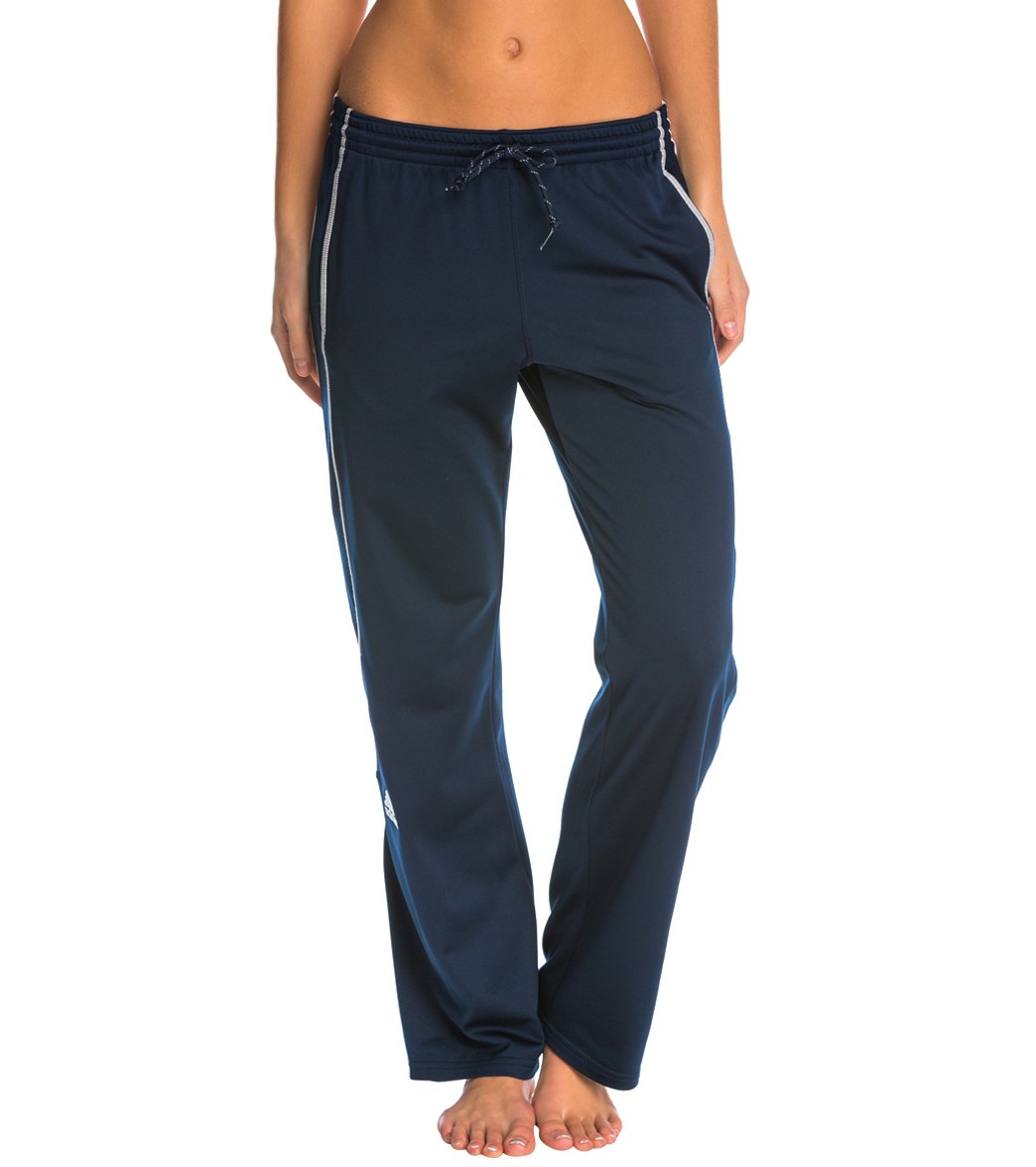 Adidas Women's Utility Warm Up Pants - Navy Xl Polyester - Swimoutlet.com