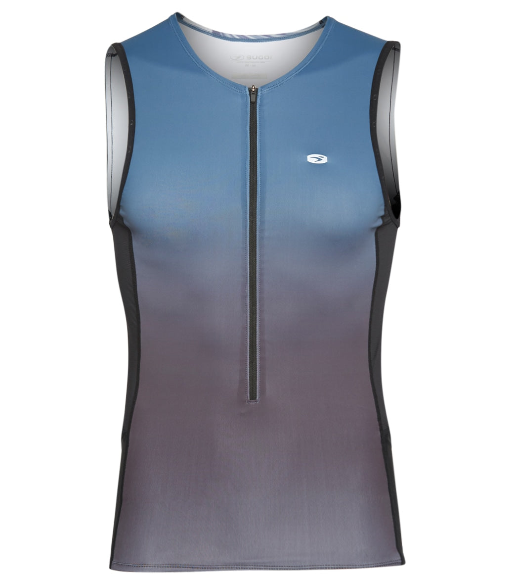 Sugoi Men's Rpm Tri Tank - Azure Wave Medium Size Medium - Swimoutlet.com