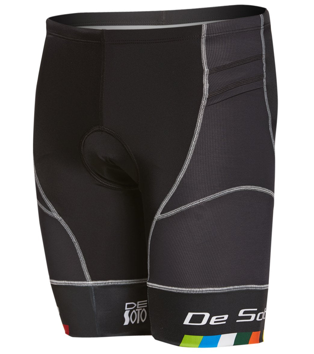 Desoto Men's Riviera Tri Short - Black/ Leg Band Xl - Swimoutlet.com