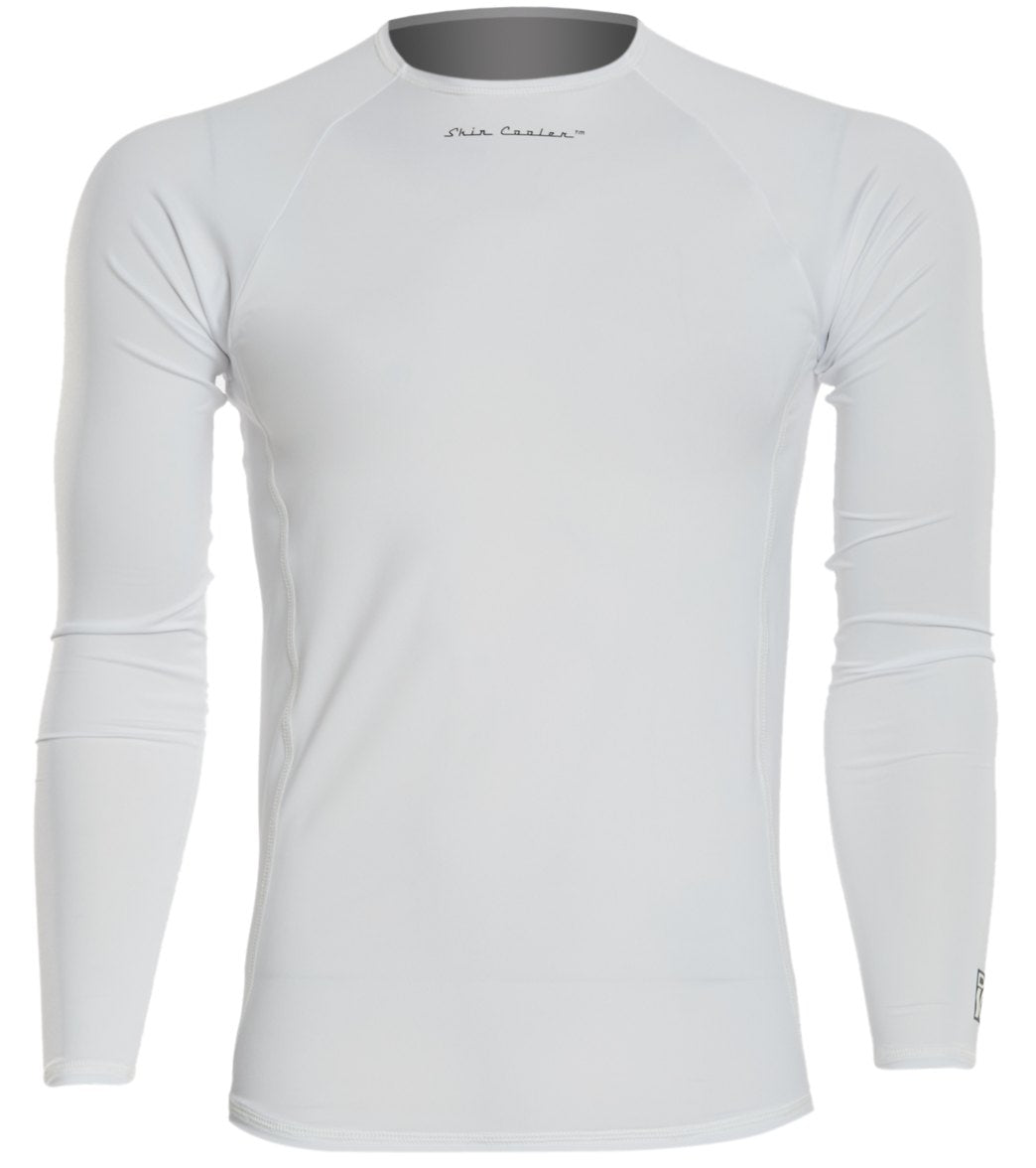 Desoto Men's Skin Cooler Long Sleeve Top - White Small Polyamide/Elastane - Swimoutlet.com