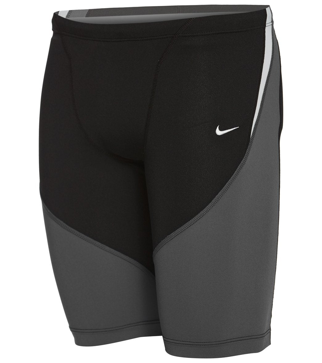 Nike Men's Color Surge Swimsuit Jammer - Black 26 Polyester/Pbt - Swimoutlet.com