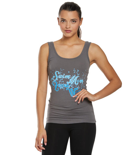 USA Swimming Women's Swim Mom Bubbles Tank Top at SwimOutlet.com