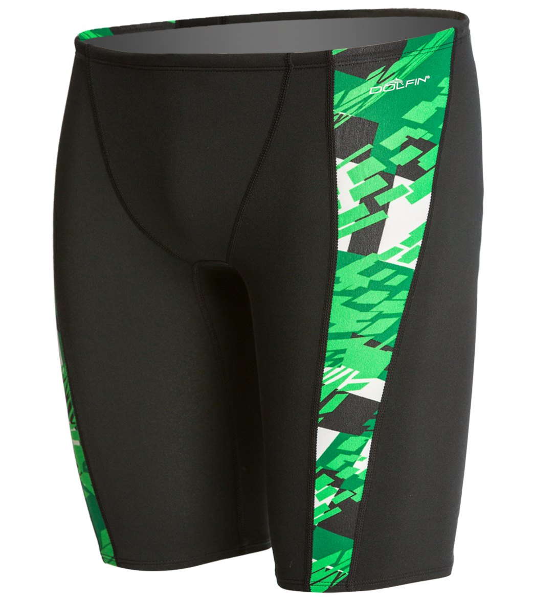 Dolfin Zephyr Jammer Swimsuit - Green 38 Polyester - Swimoutlet.com