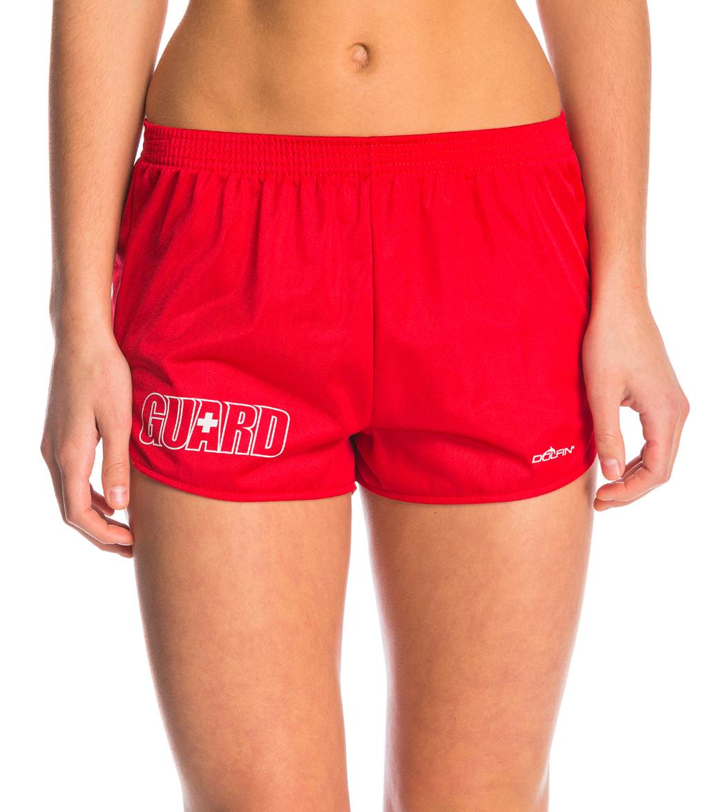 Dolfin Women's Guard Cover-Up Short - Red Large - Swimoutlet.com