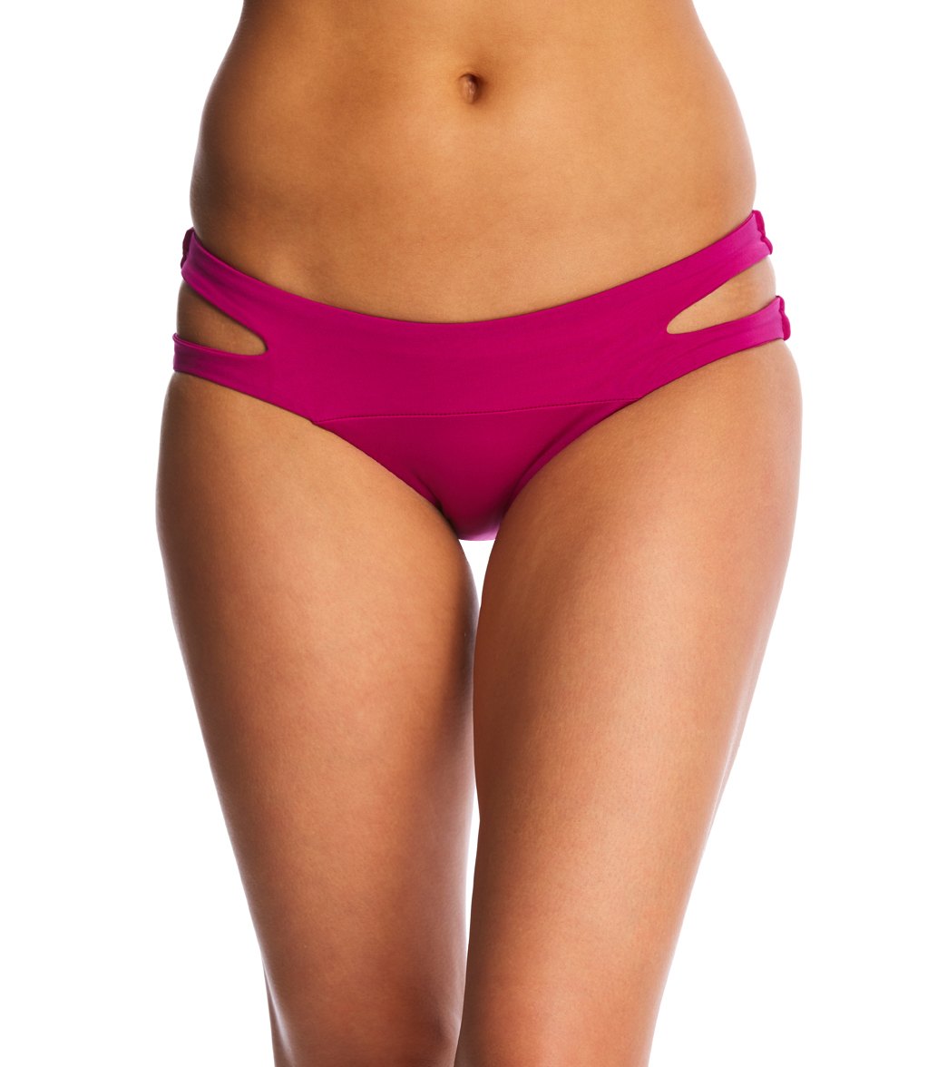 Aerin Rose Dahlia X-Cut Bikini Bottom - X-Small - Swimoutlet.com