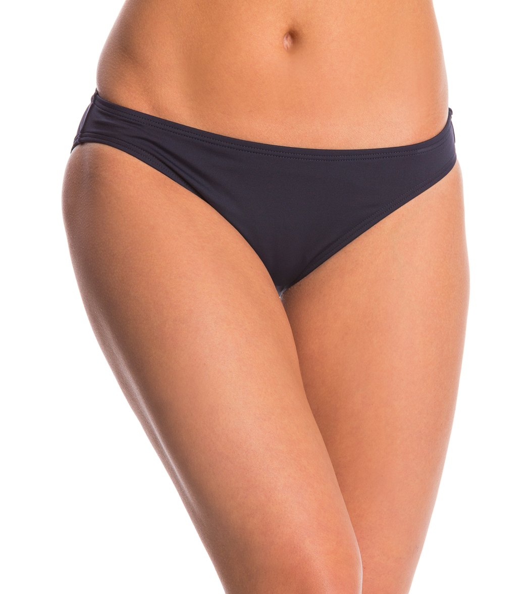 Michael Kors Swimwear Essentials Bikini Bottom - New Navy Small Nylon/Spandex - Swimoutlet.com