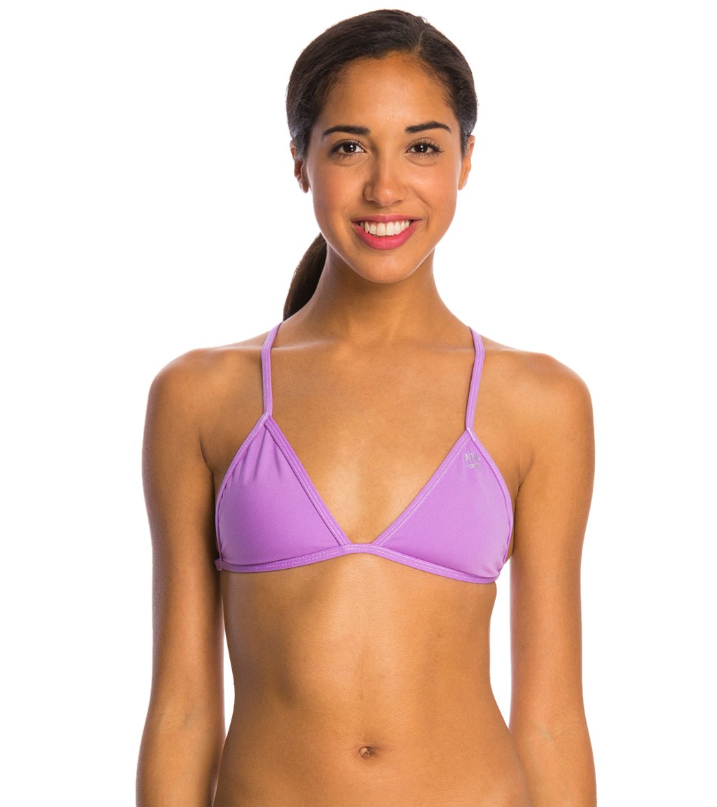 Viva Mallorca Bikini Top Swimsuit - Lavender Large Polyester/Pbt - Swimoutlet.com