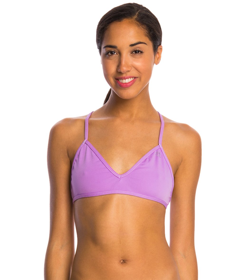 Viva Ibizia Bikini Top Swimsuit - Lavender Medium Polyester/Pbt - Swimoutlet.com