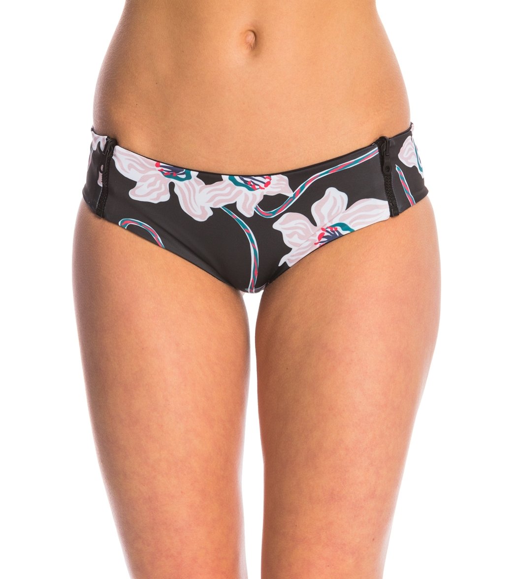 Tavik solid grace reversible bikini bottom - black small - swimoutlet.com