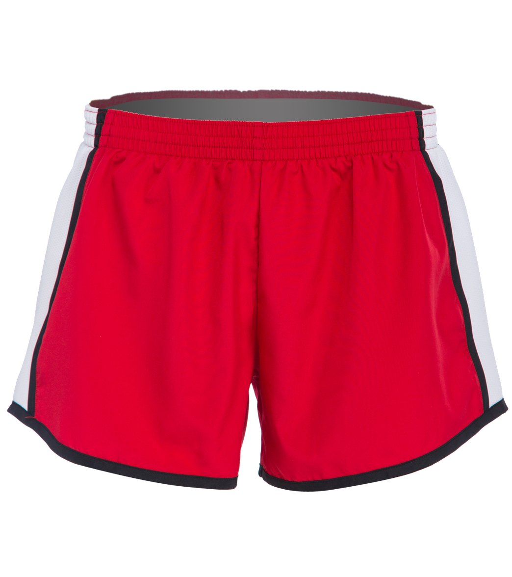 Custom Men's Team Pulse Short - Red Large Polyester - Swimoutlet.com