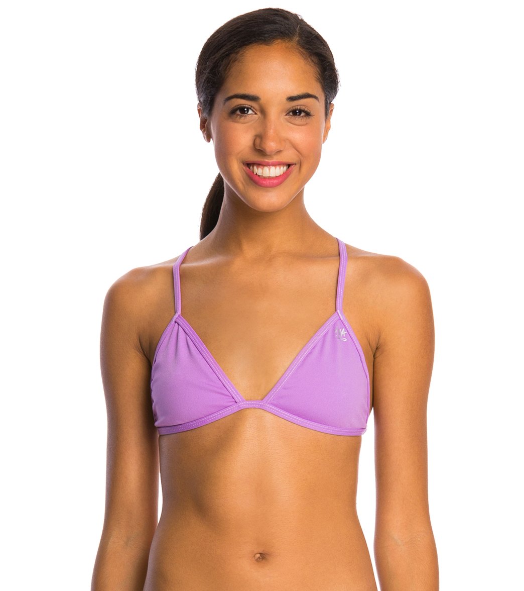 Viva Malaga Bikini Top Swimsuit - Lavender Medium Polyester/Pbt - Swimoutlet.com