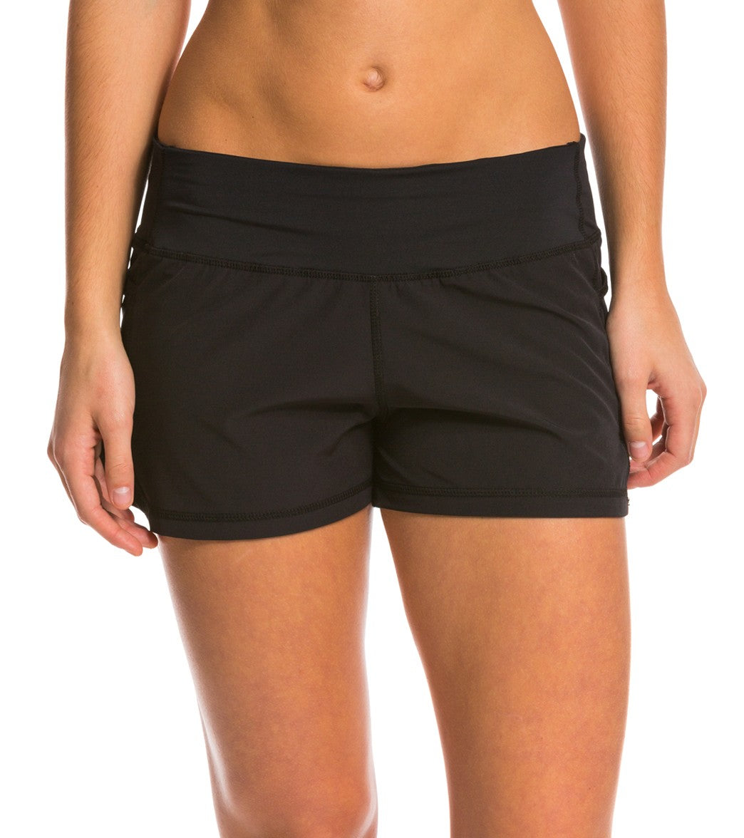 Body Glove Women's Buck Up Shorts - Black Medium - Swimoutlet.com