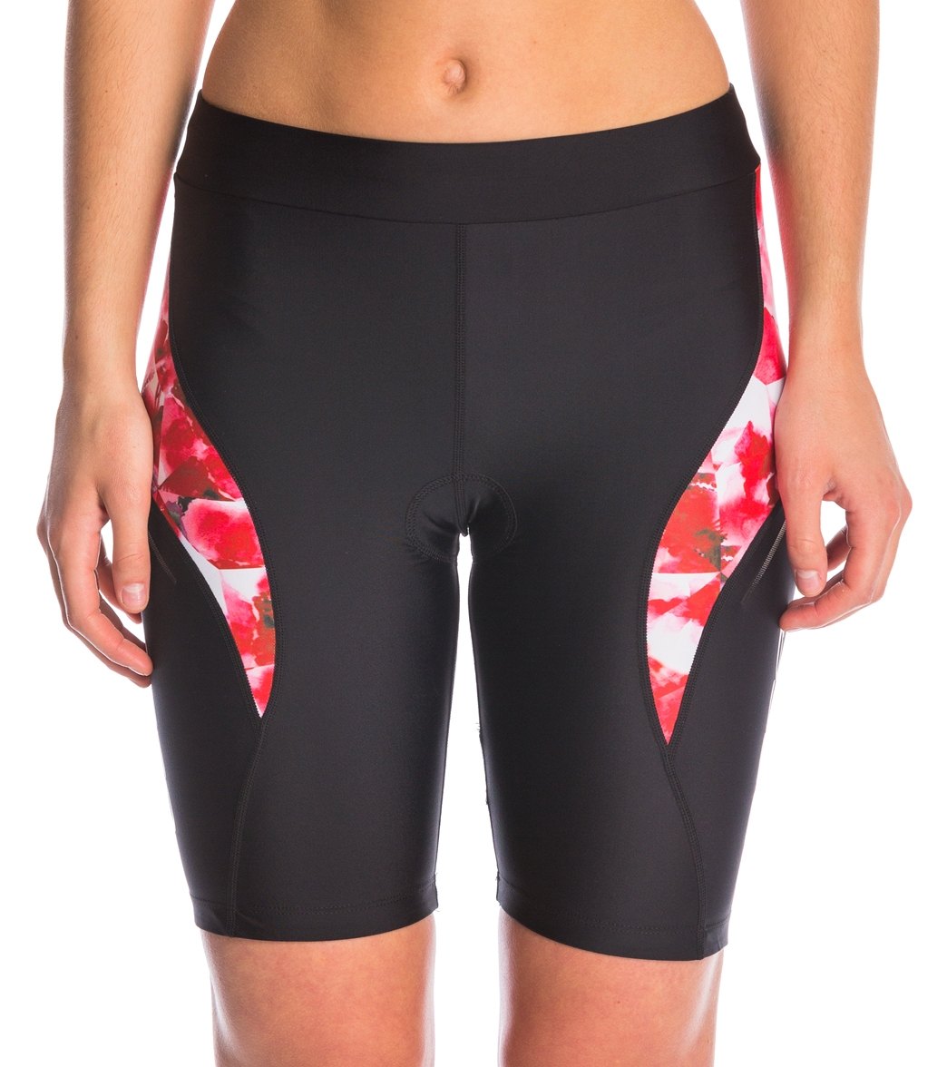 Orca Women's Core Tri Shorts - Black/Pink X-Small - Swimoutlet.com
