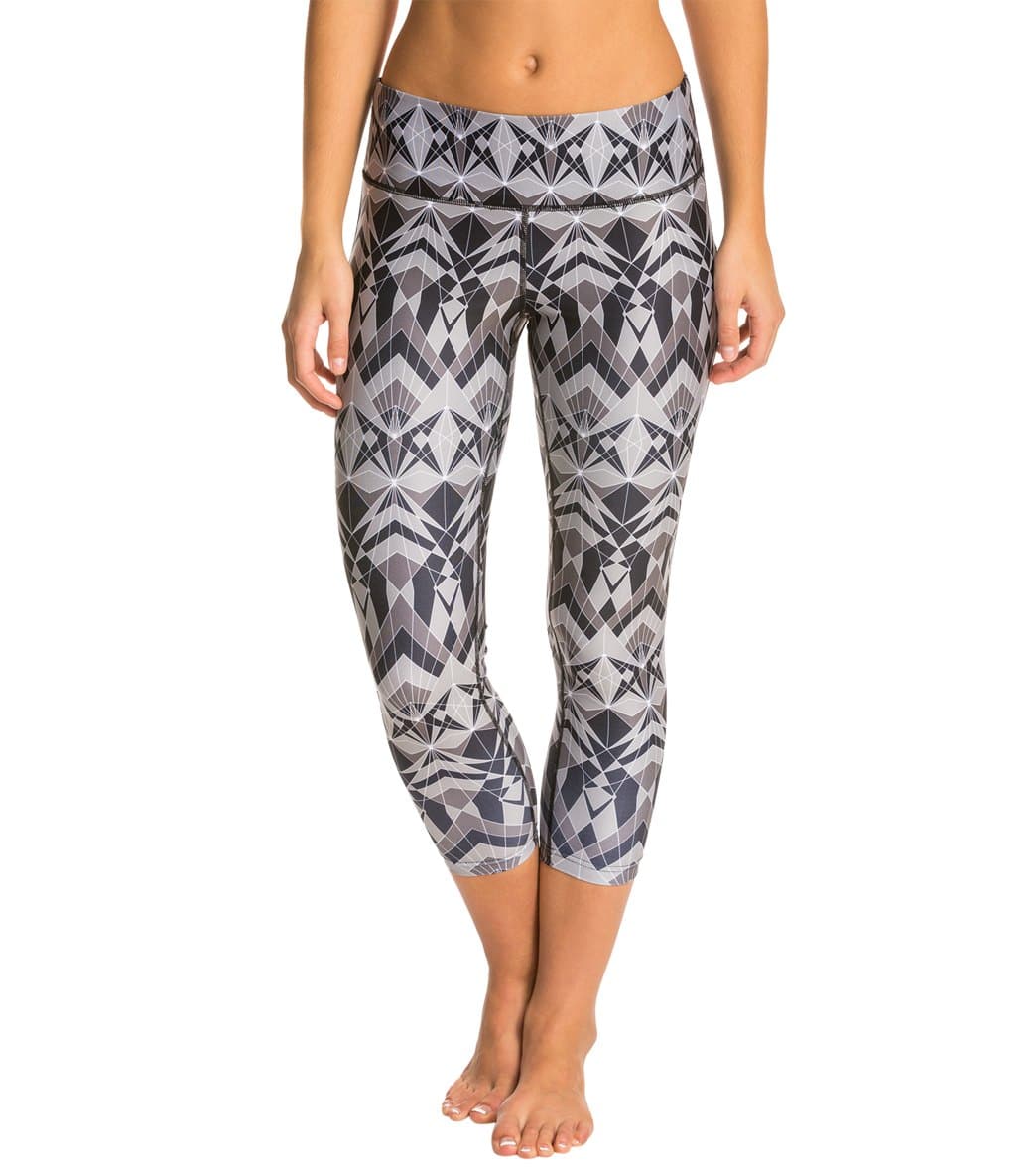 Craft Women's Pure Print Tights - Black X-Small - Swimoutlet.com