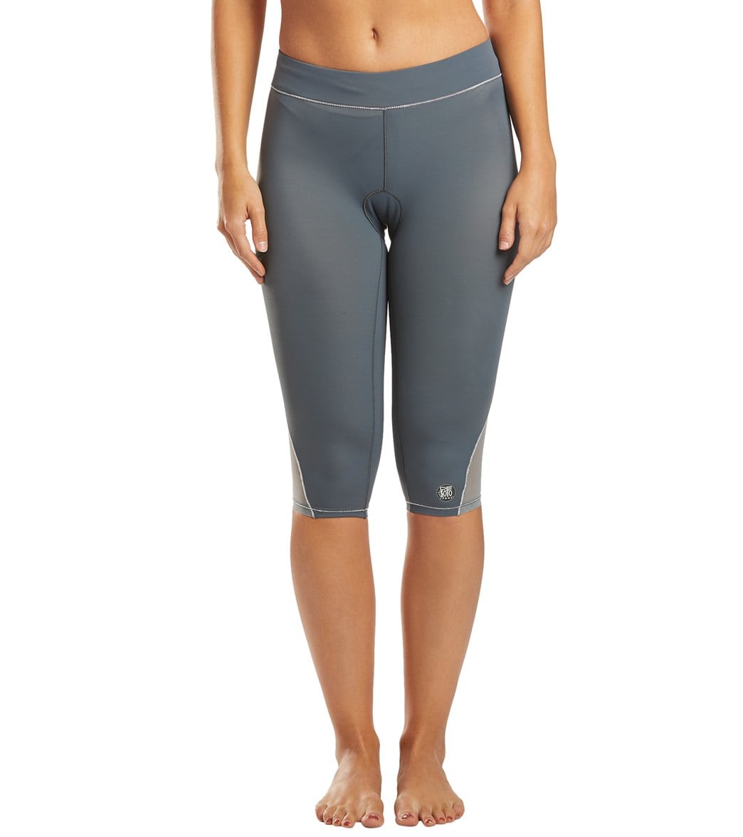 Desoto Women's Carrera Tri Capri - Graphite Medium - Swimoutlet.com