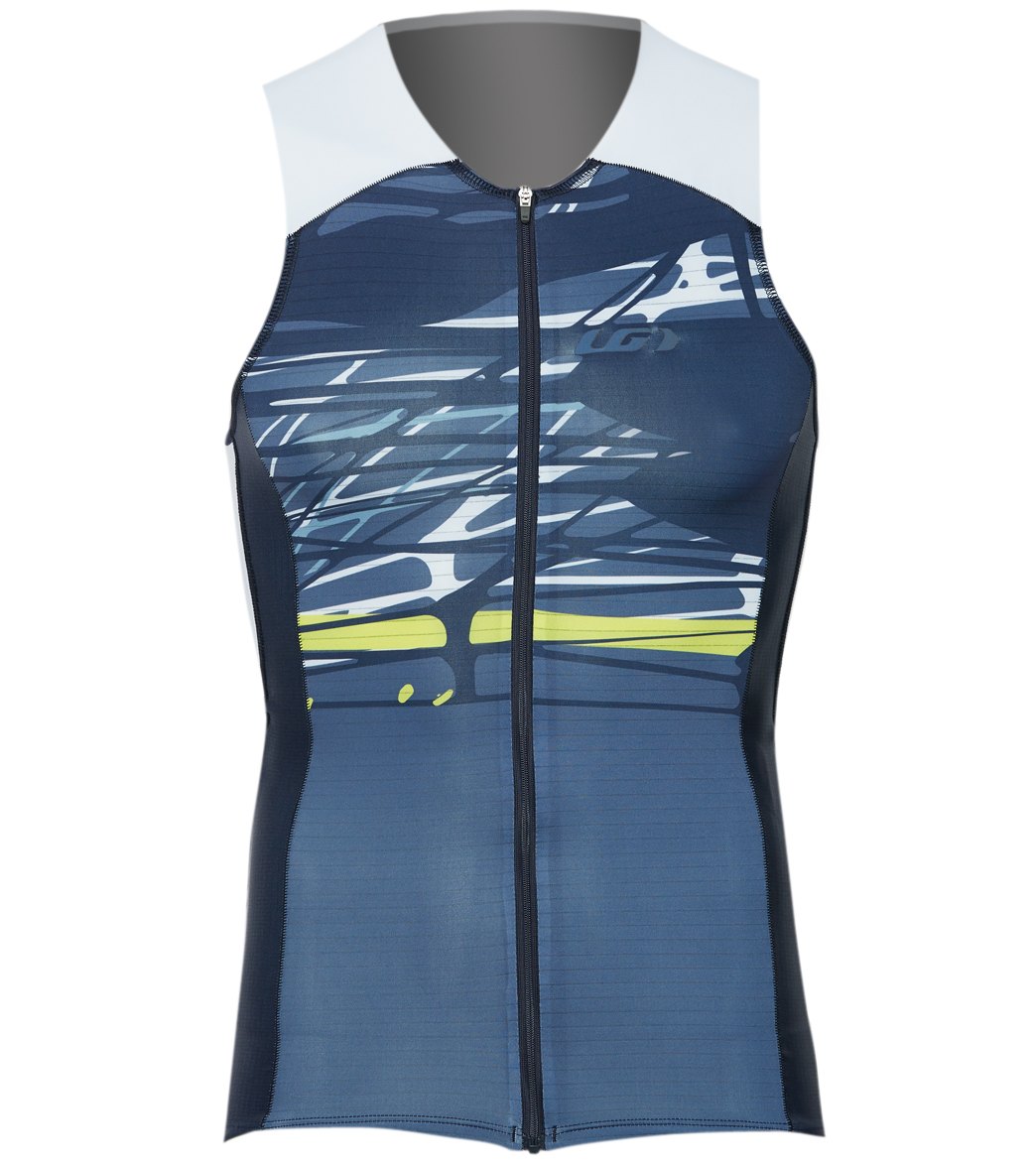 Louis Garneau Men's Pro Carbon Tri Top - Rough Medium - Swimoutlet.com