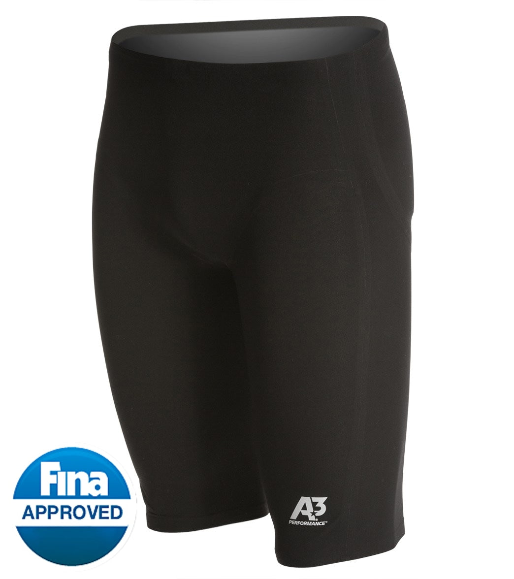 A3 Performance men's legend jammer tech suit swimsuit - black 34 elastane - swimoutlet.com