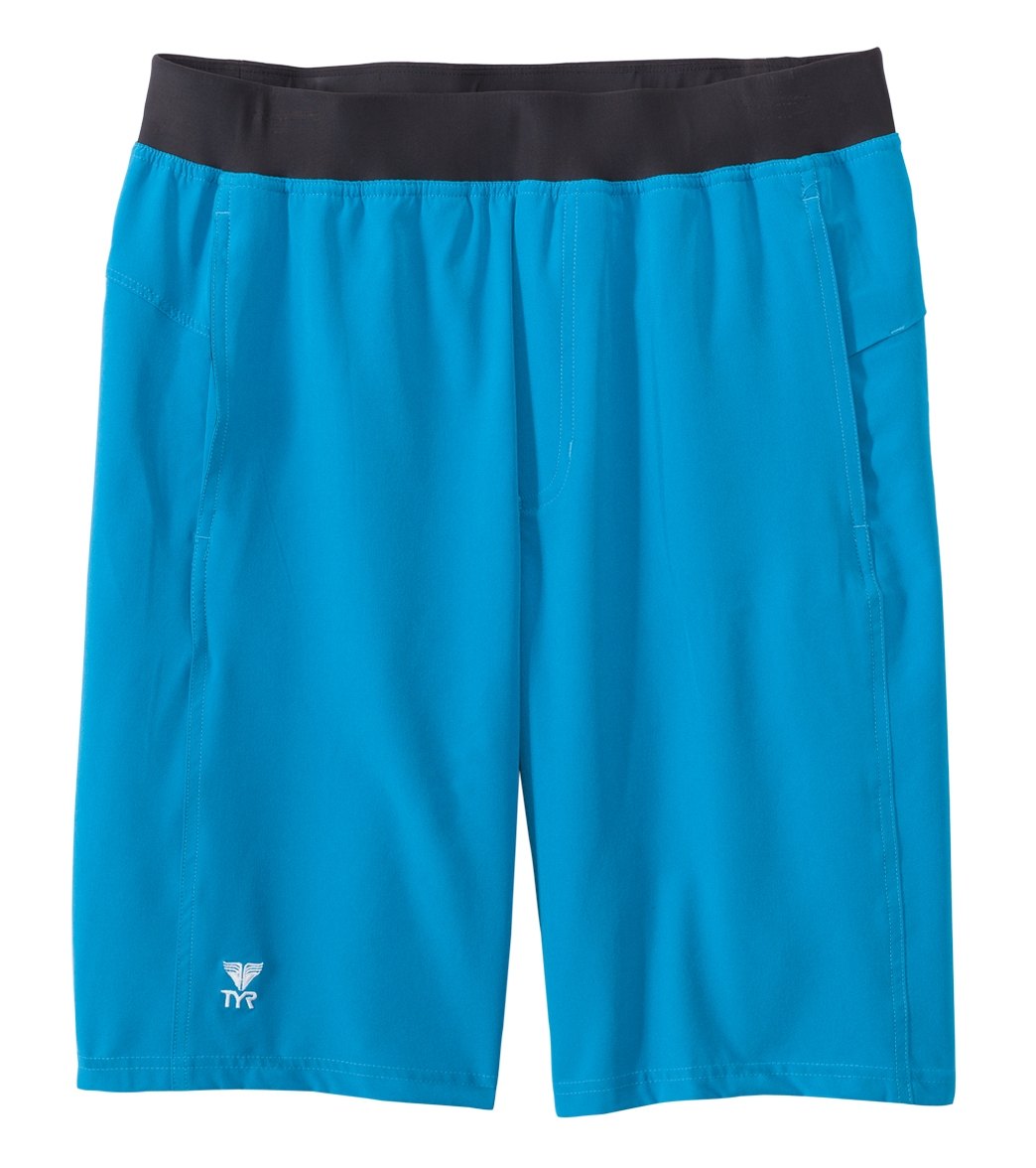 TYR Men's High Land Short - Turquoise Medium - Swimoutlet.com