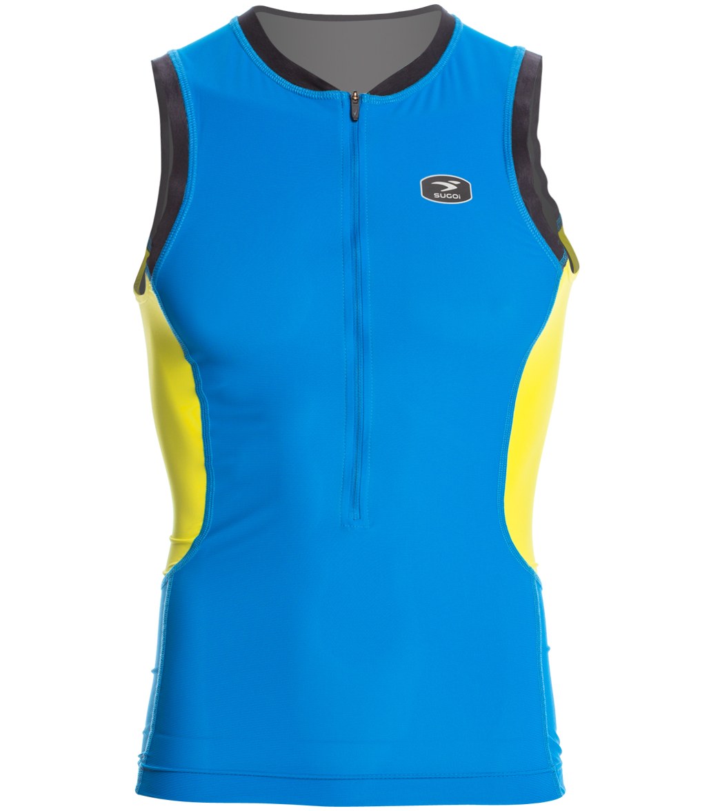 Sugoi Men's Rs Tri Tank - Directoire Blue Small - Swimoutlet.com