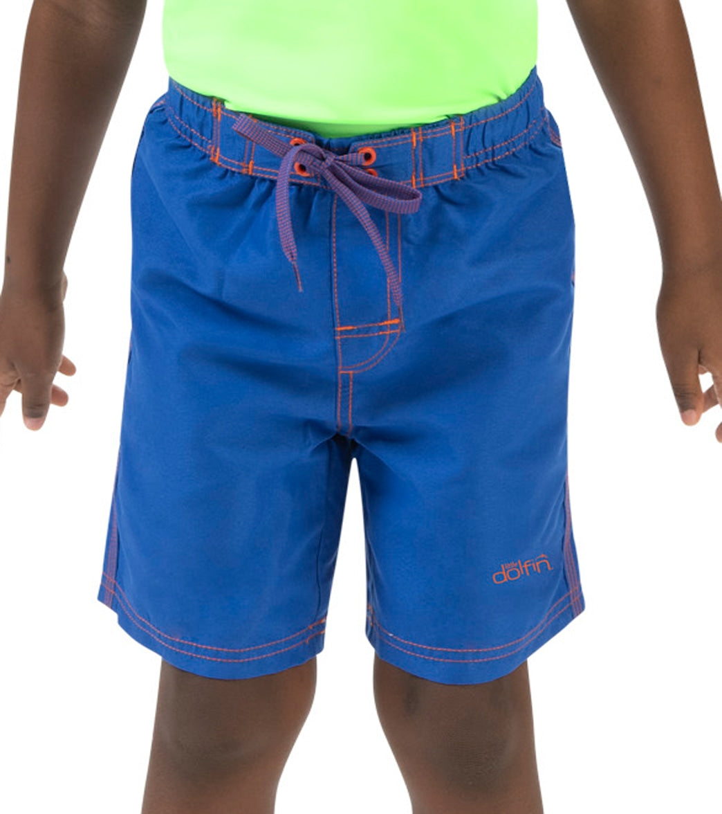 Dolfin little small swim trunks - royal 4t polyester - swimoutlet.com