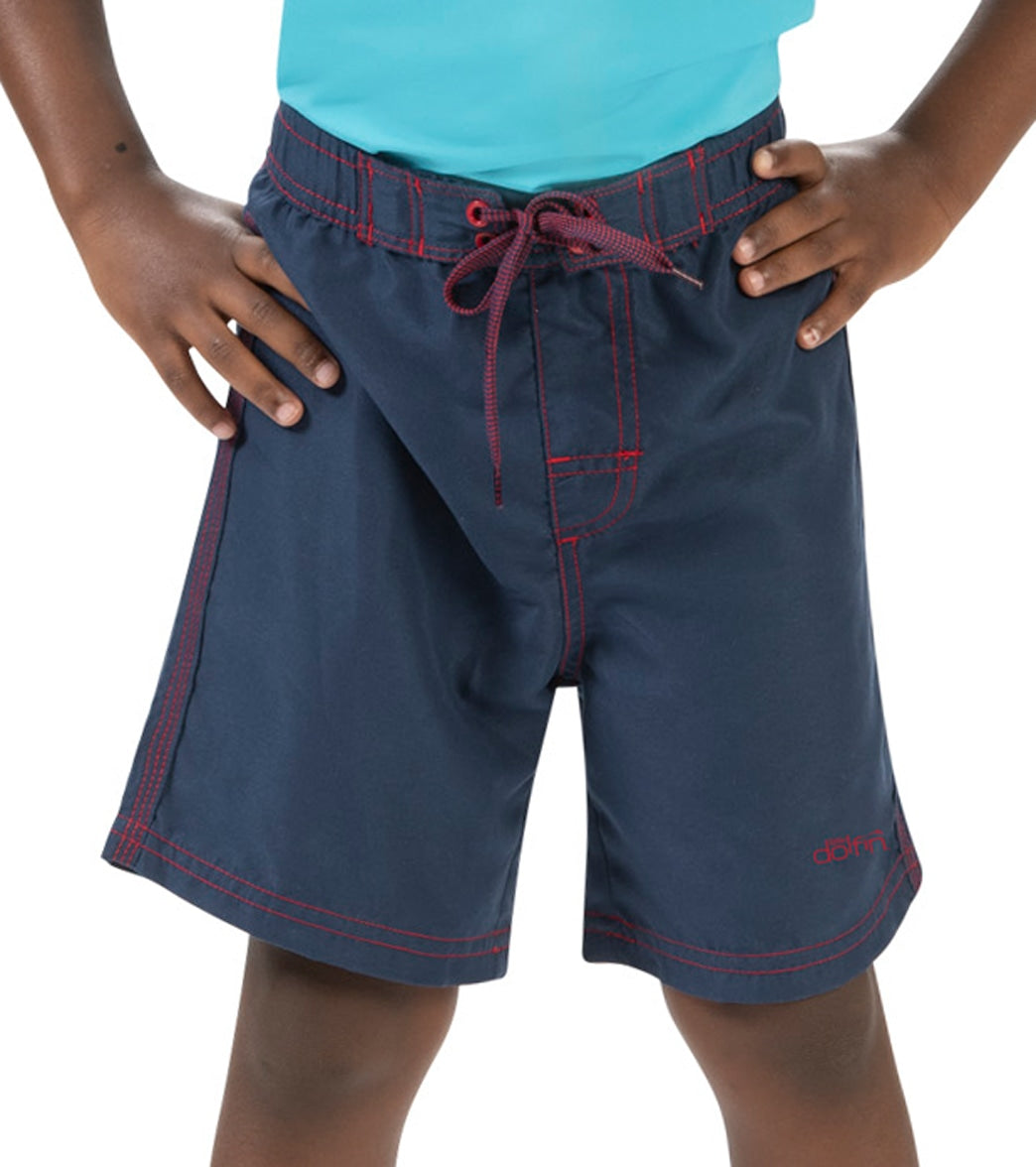 Dolfin Little Small Swim Trunks - Navy 4T Polyester - Swimoutlet.com