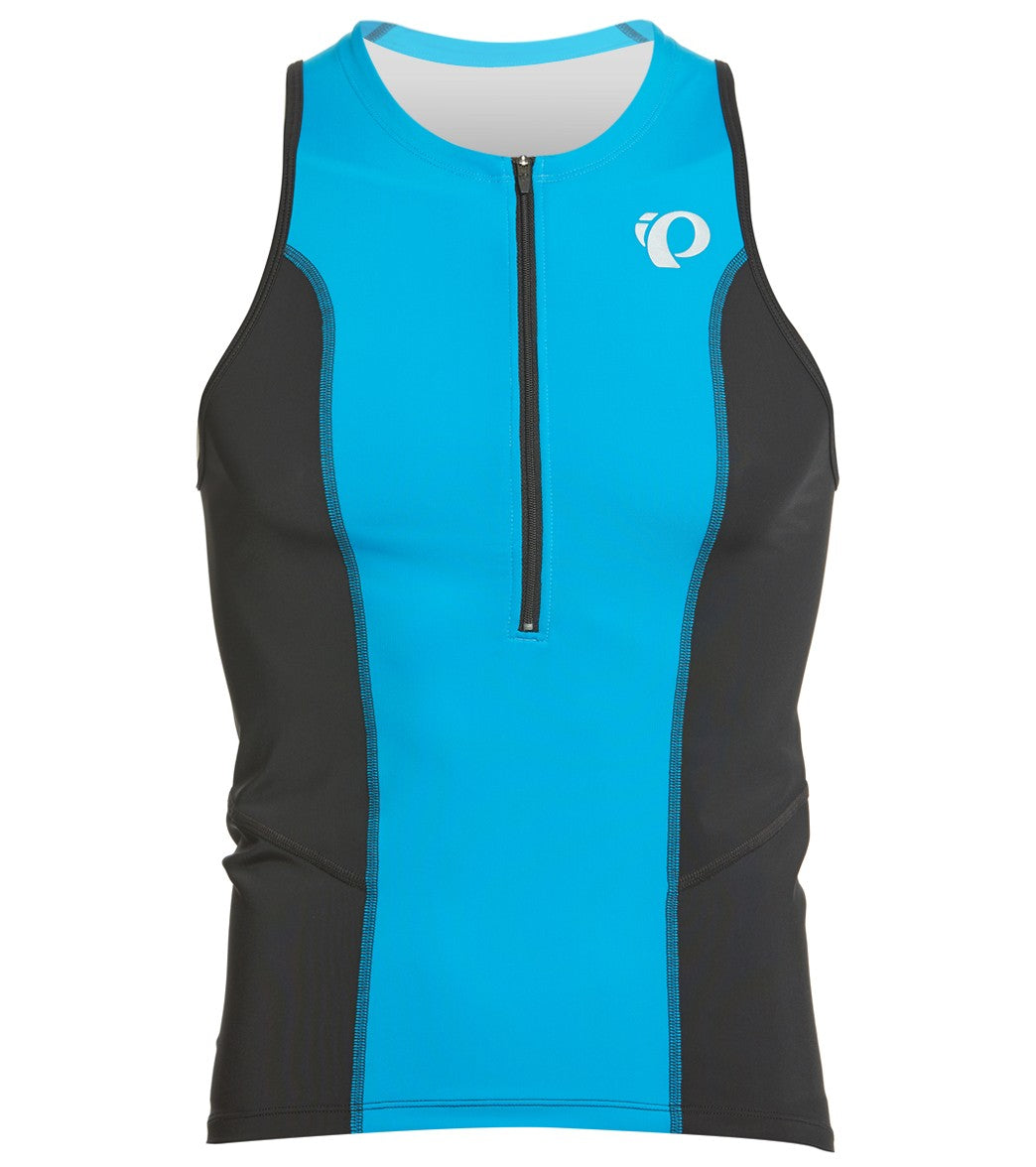 Pearl Izumi Men's Select Pursuit Tri Singlet - Atomic Blue/Black Small Vest - Swimoutlet.com