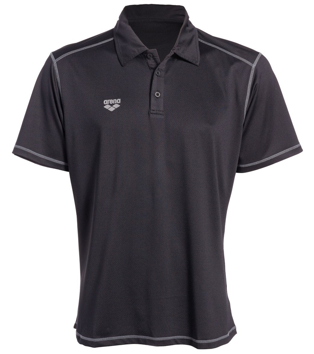 Arena Camshaft Usa Men's Polo Shirt - Black Xxl - Swimoutlet.com