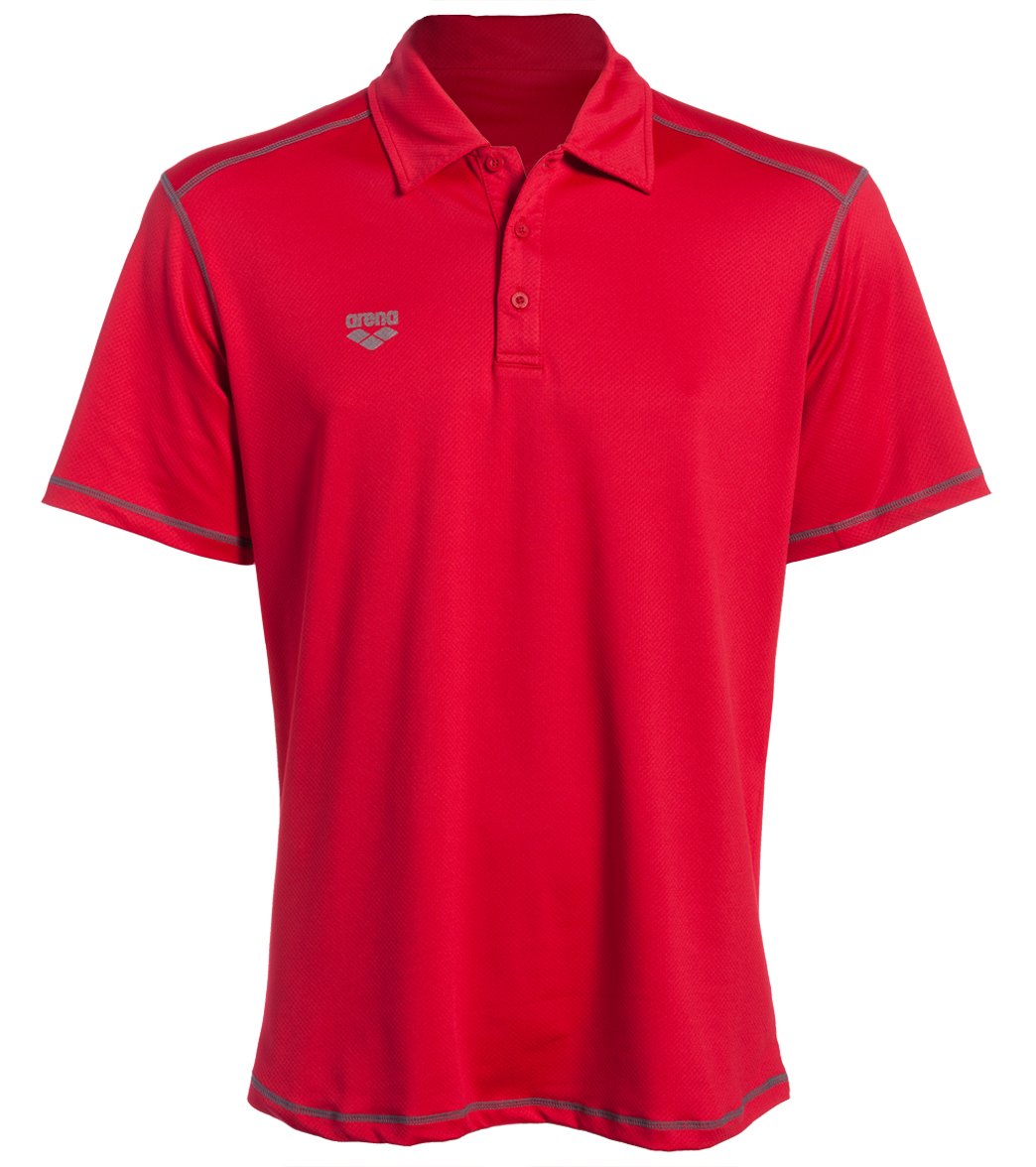 Arena Camshaft Usa Men's Polo Shirt - Red X-Small - Swimoutlet.com