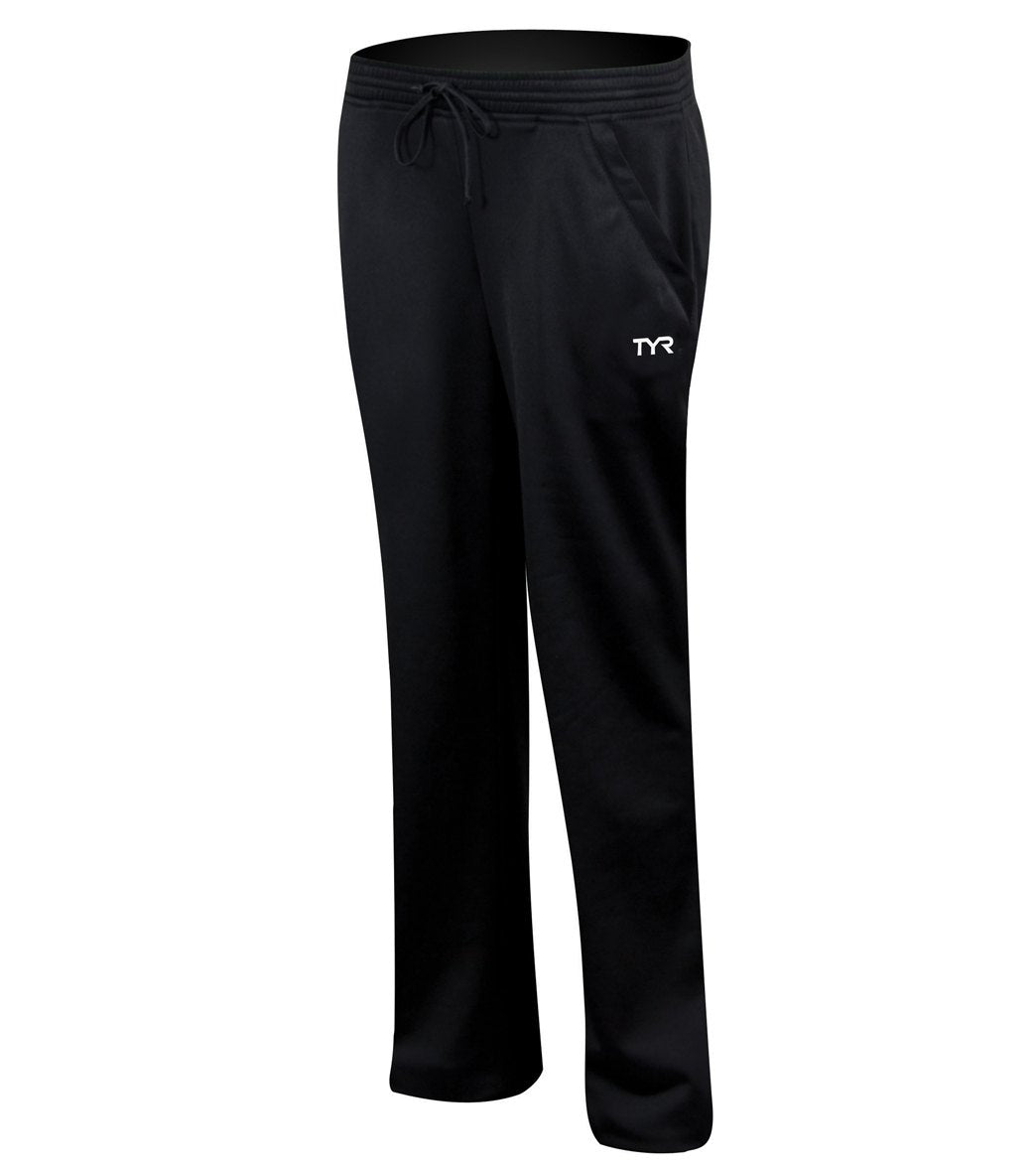 TYR Alliance Victory Women's Warm Up Pants - Black Xxl Polyester - Swimoutlet.com