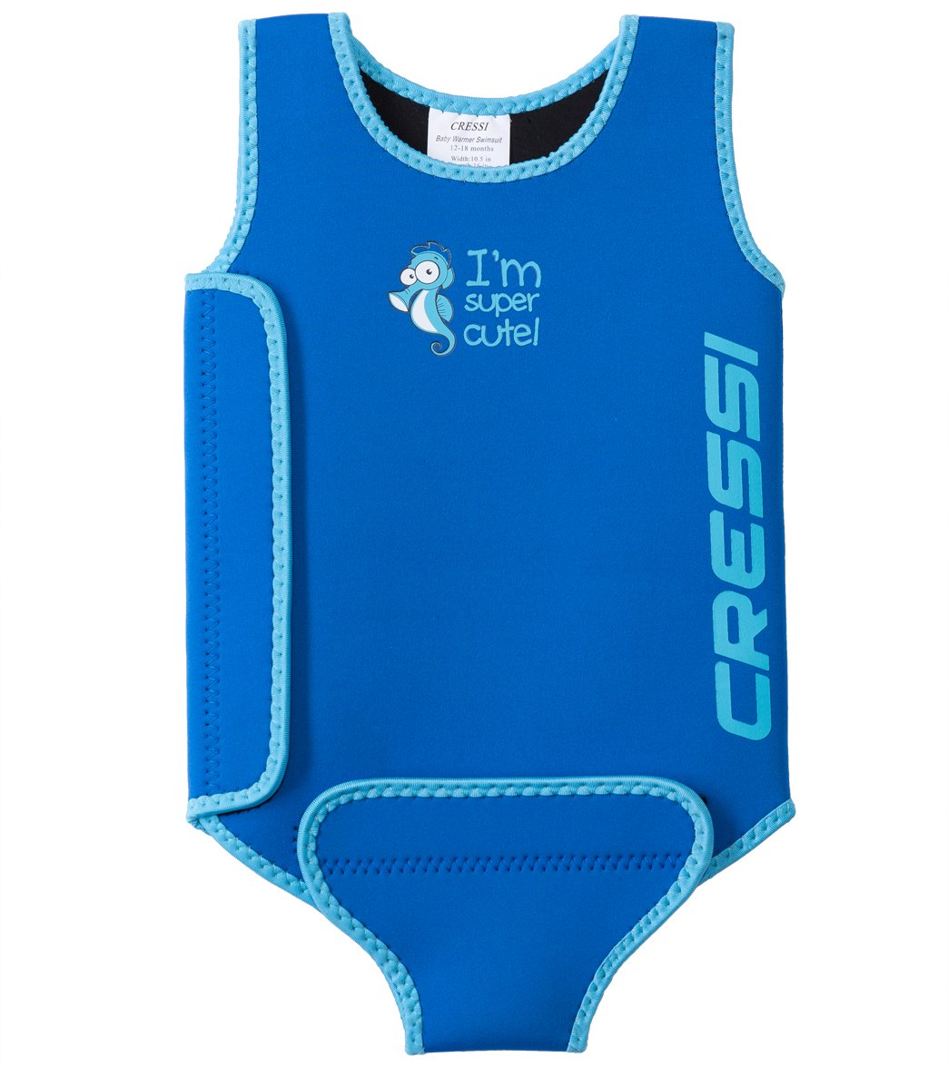 Cressi Boys' Infant Warmer Suit 6 -24 Months - Blue 18-24 Months - Swimoutlet.com