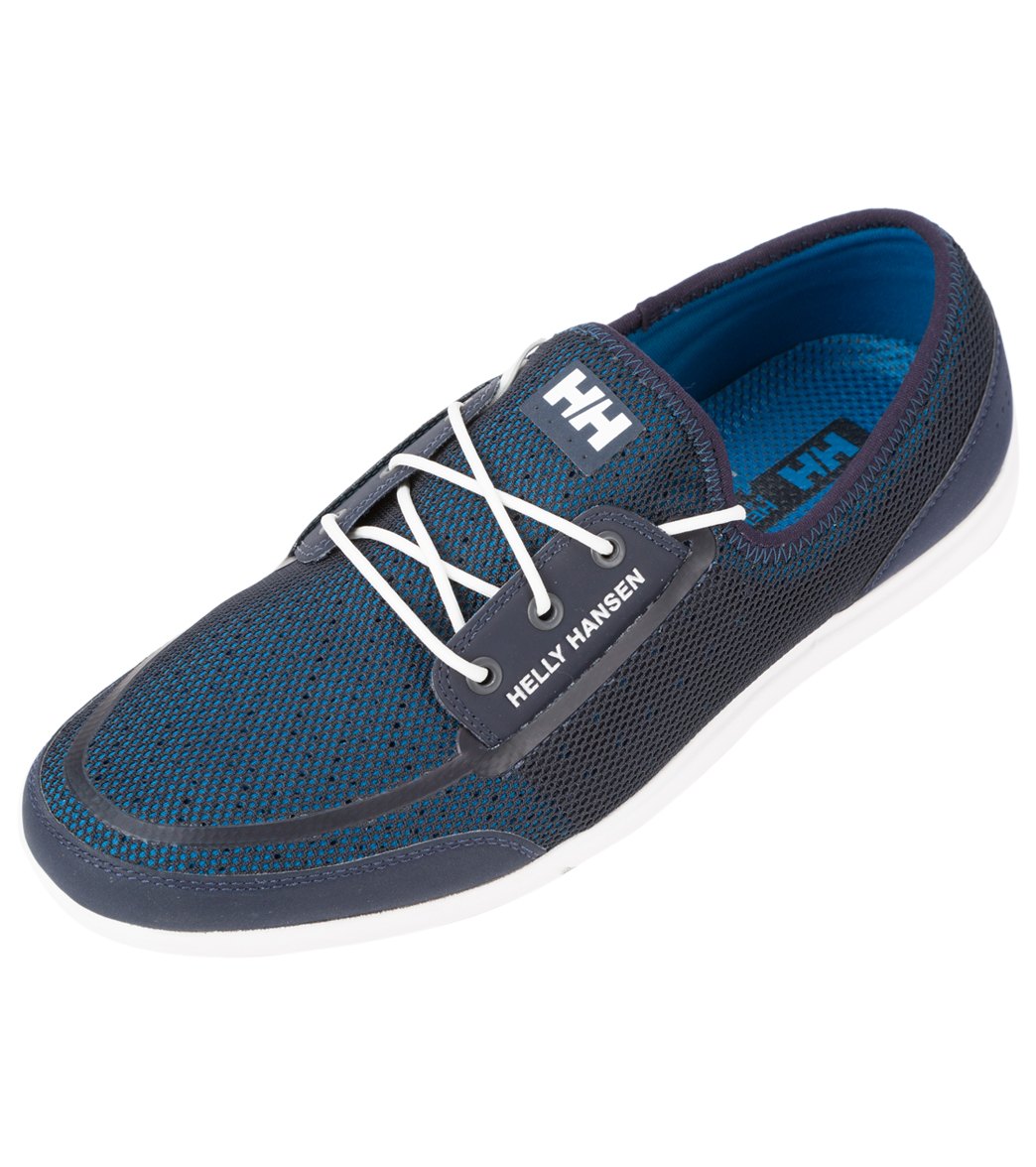 Helly Hansen men's trysail water shoes - prussian blue/navy/off white/light grey 7.5 - swimoutlet.com