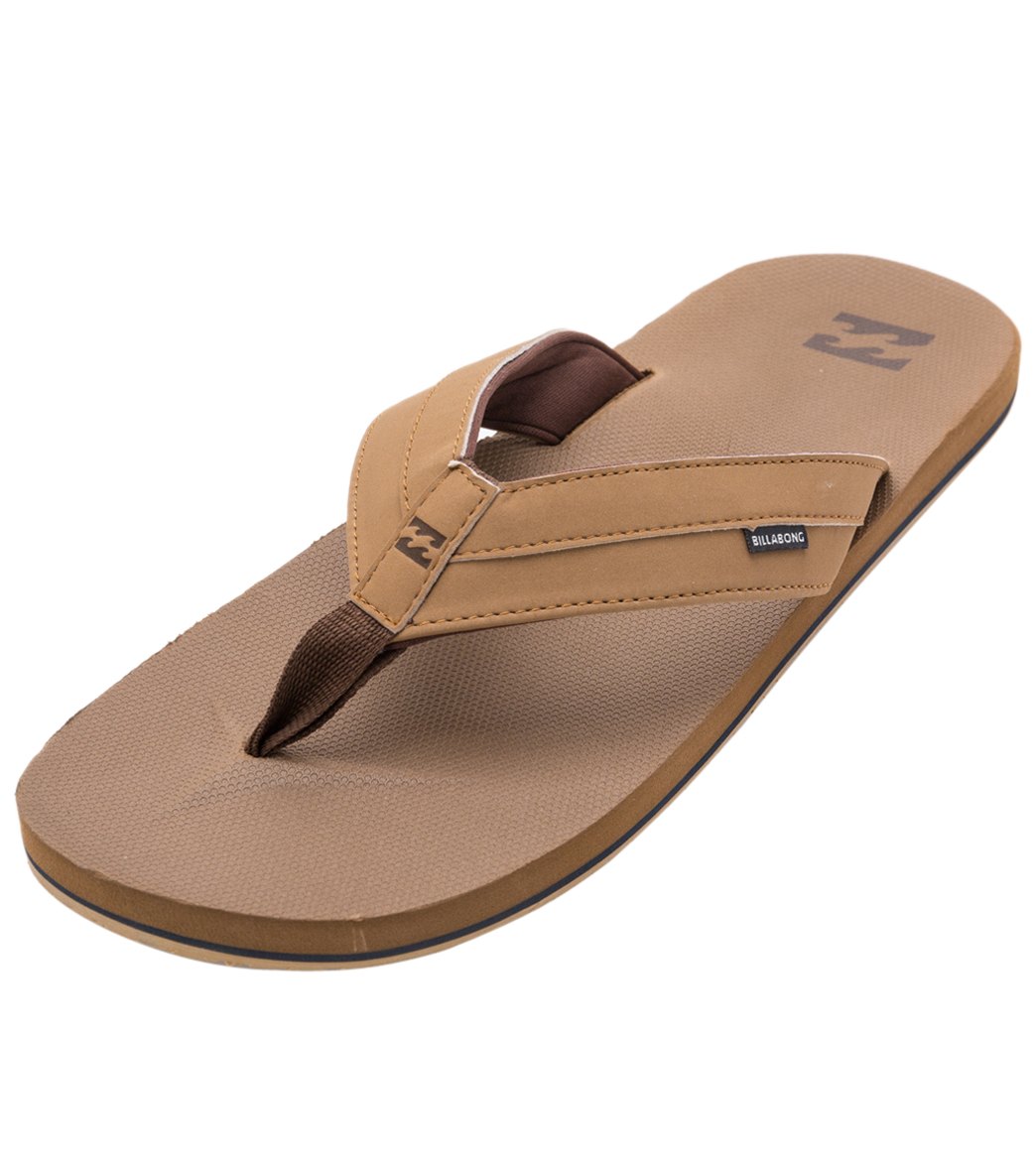 Billabong Men's All Day Impact Flip Flop - Camel 8 - Swimoutlet.com