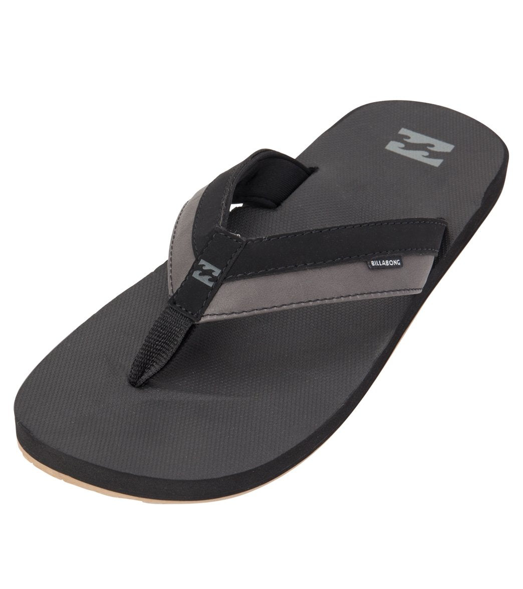 Billabong Men's All Day Impact Flip Flop - Black 8 - Swimoutlet.com