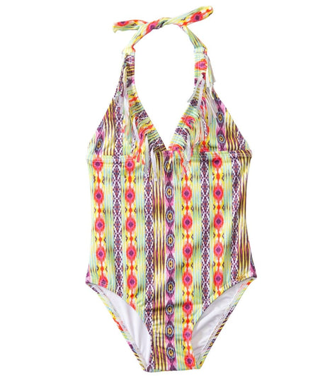 PilyQ Girls' Sunbeam Fringe One Piece (2T-4T) at SwimOutlet.com