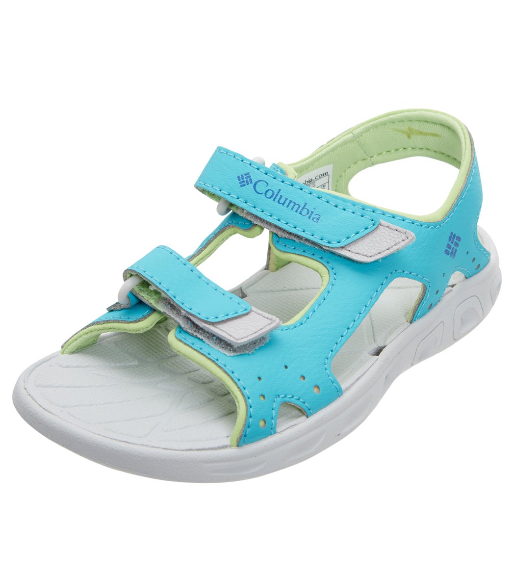 Columbia youth 8-13 techsun vent flip flop - geyser vivid blue 9 geyser - swimoutlet.com