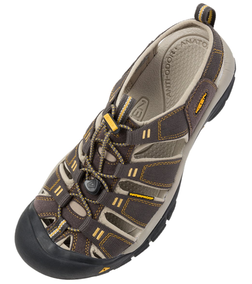 Keen Men's Newport H2 Water Shoe - Raven/Aluminum 10 - Swimoutlet.com