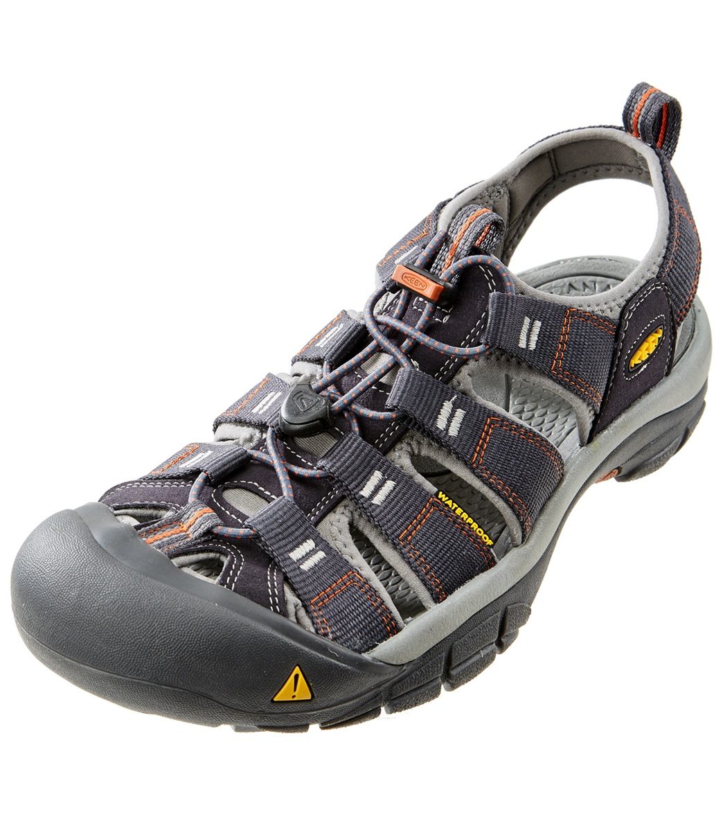 Keen Men's Newport H2 Water Shoes - India Ink/Rust 10.5 - Swimoutlet.com