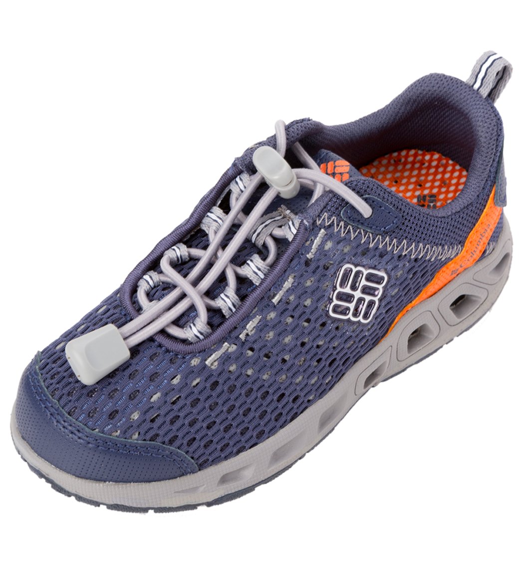 Columbia kids' drainmaker iii water shoes - nocturnal/heatwave 8 rubber - swimoutlet.com