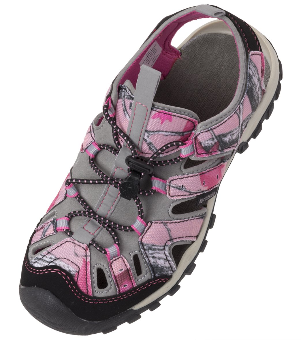 Northside Girls' Burke Ii Water Shoes - Pink Camo 3 Faux-Suede - Swimoutlet.com