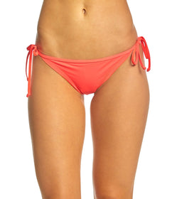 Solid Neon Coral Y-Back Thong Underwear - DOLL