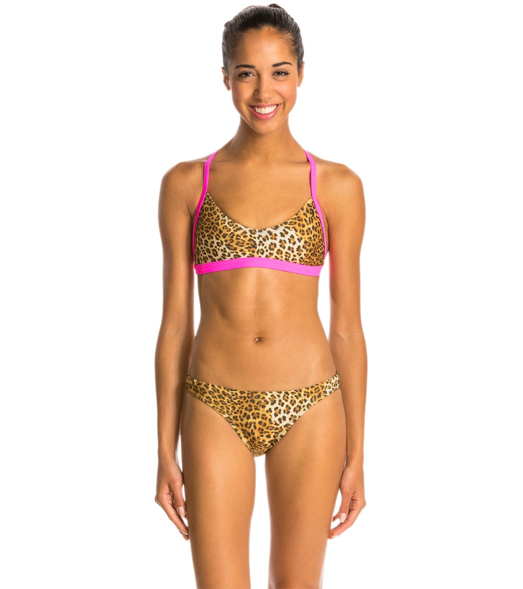 Illusions Activewear Fast & Fierce Women's Hipster Two Piece Swimsuit - Multi 26 Bikini Bottom Nylon/Lycra® - Swimoutlet.com