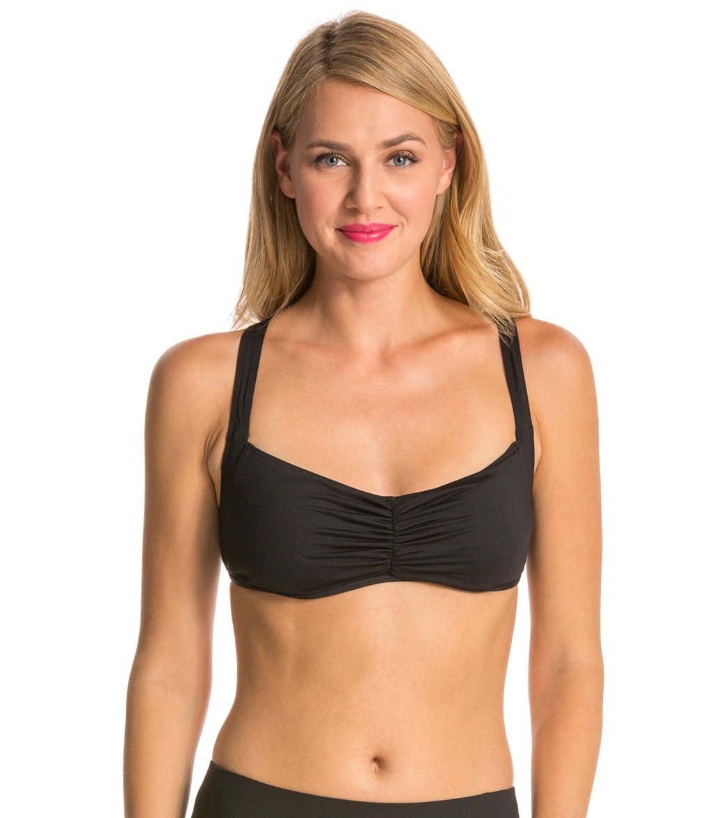 Carve Designs Women's Lanai Bikini Top - Black 36C - Swimoutlet.com