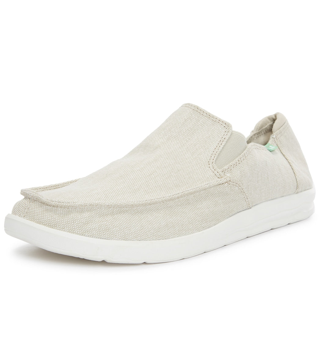 Sanuk Men's Hi Five Slip-On Shoe - Natural 12 - Swimoutlet.com