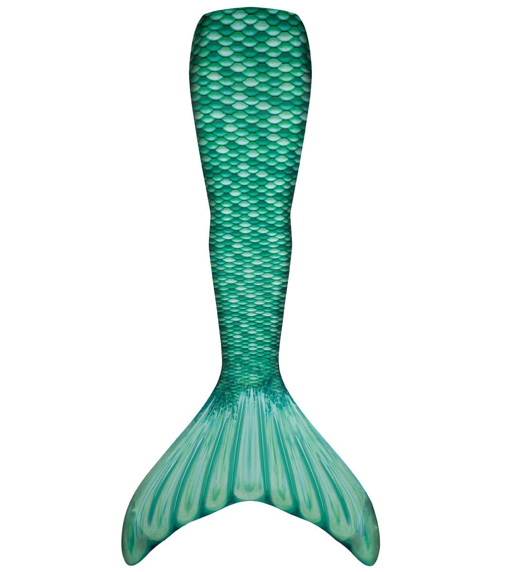 Fin Fun Celtic Green Mermaid Tail & Monofin Youth/Adult - Youth Xl 12 Neoprene/Polyester/Poly-Propylene/Spandex - Swimoutlet.com