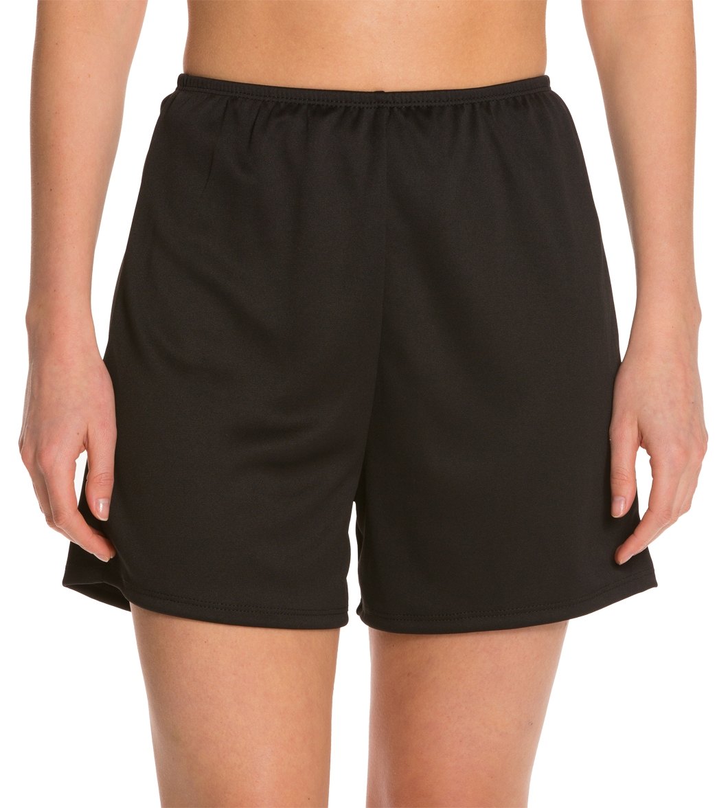 Tuffy Chlorine Resistant Polyester Swim Short - Black 16 - Swimoutlet.com