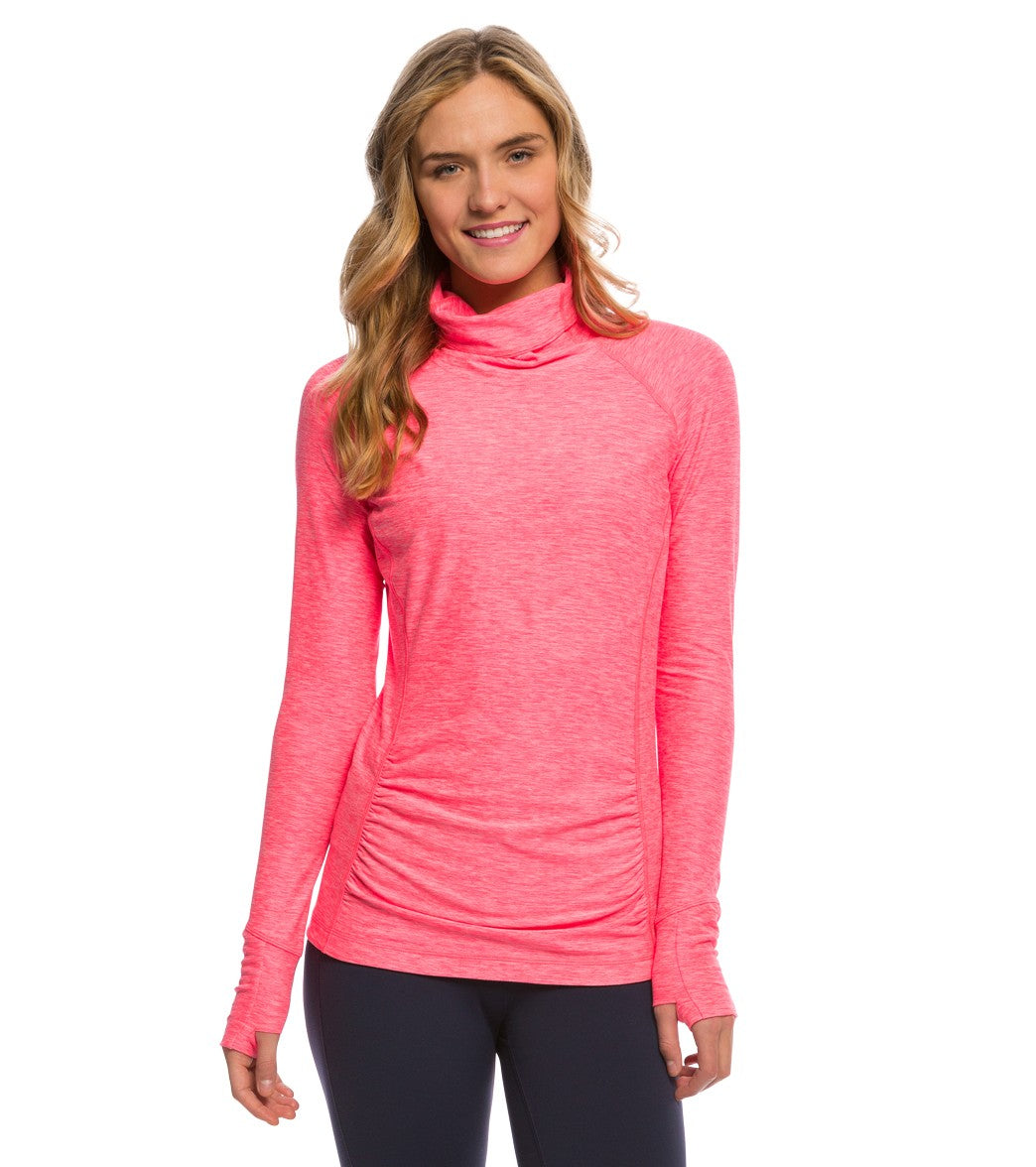New Balance Women's Space Dye Knit Pullover - Ping Zing Heather Xl - Swimoutlet.com