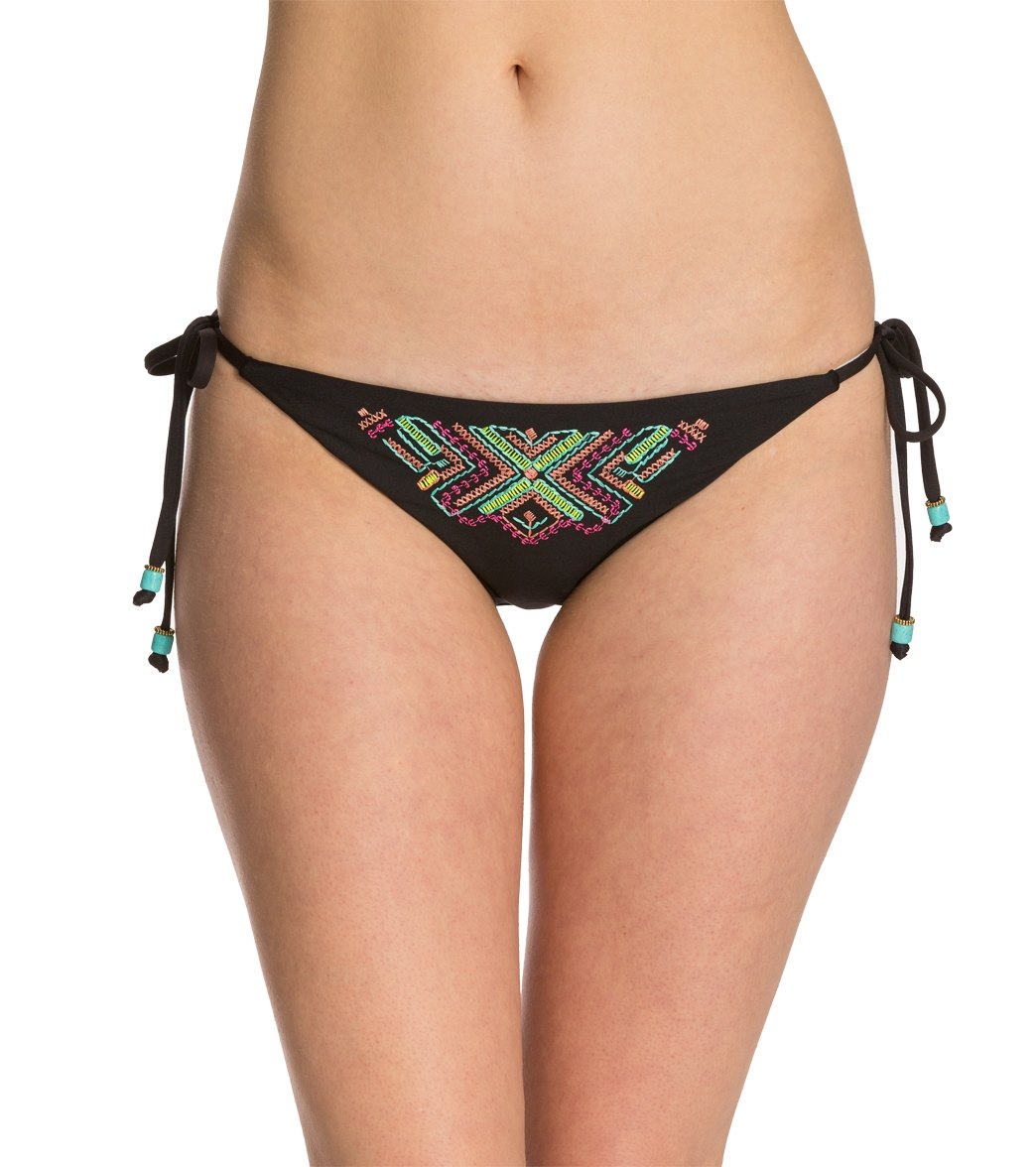 Ella Moss Marrakech Tie Side Bikini Bottom - Multi Medium - Swimoutlet.com
